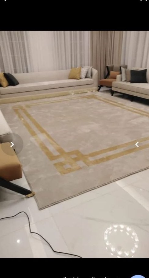 سجاد عصري في صالة معيشة حديثة